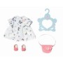 Baby Annabell Rochita cu fluturasi, sandale si gentuta pentru papusi 43 cm